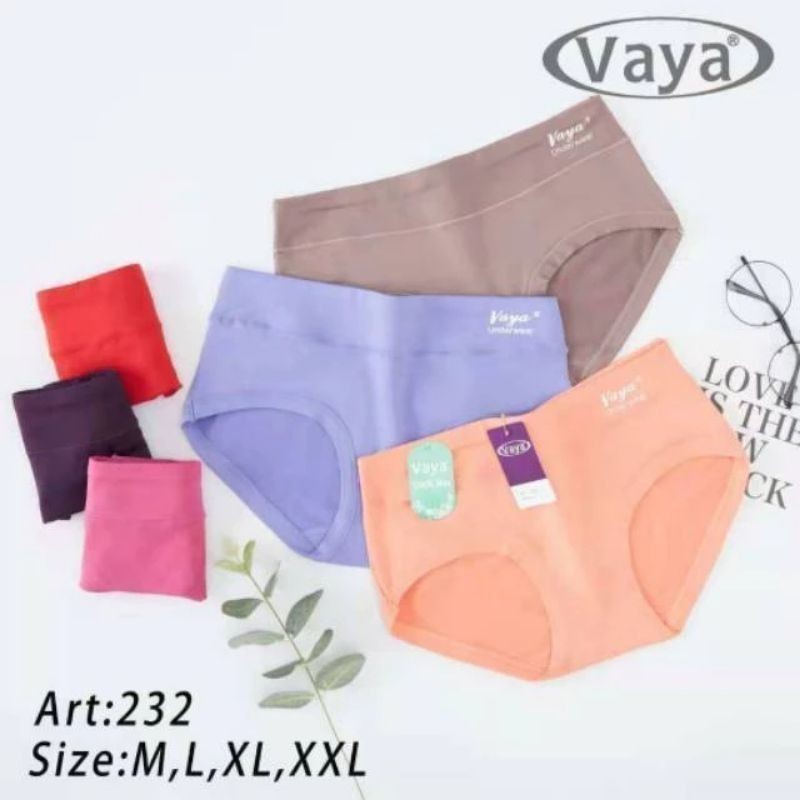 (CDV232) celana dalam wanita vaya 232 soft cotton cuting midi/ CD vaya 232/ CD wanita dewasa vaya