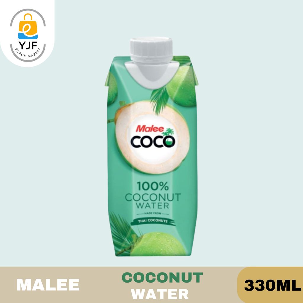 Malee Coconut Water 330ml / Air Kelapa Kemasan 330ml / 100% kelapa Murni