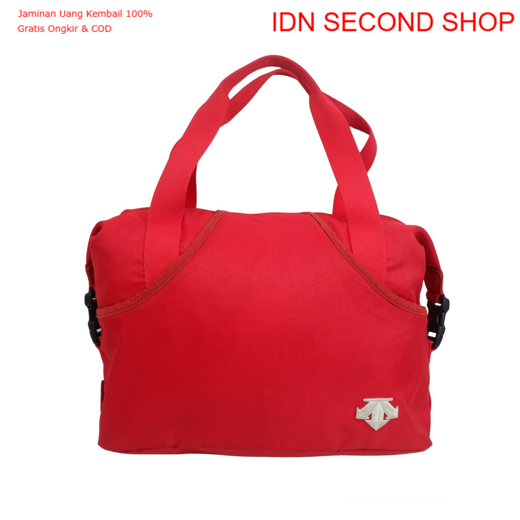 Descente Red Sport/Casual Tote Bag - Preloved