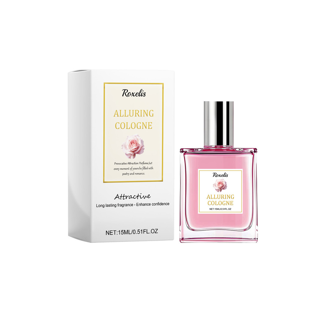Parfum feromon untuk wanita, aroma tahan lama, aroma mawar yang segar dan elegan, menciptakan suasan