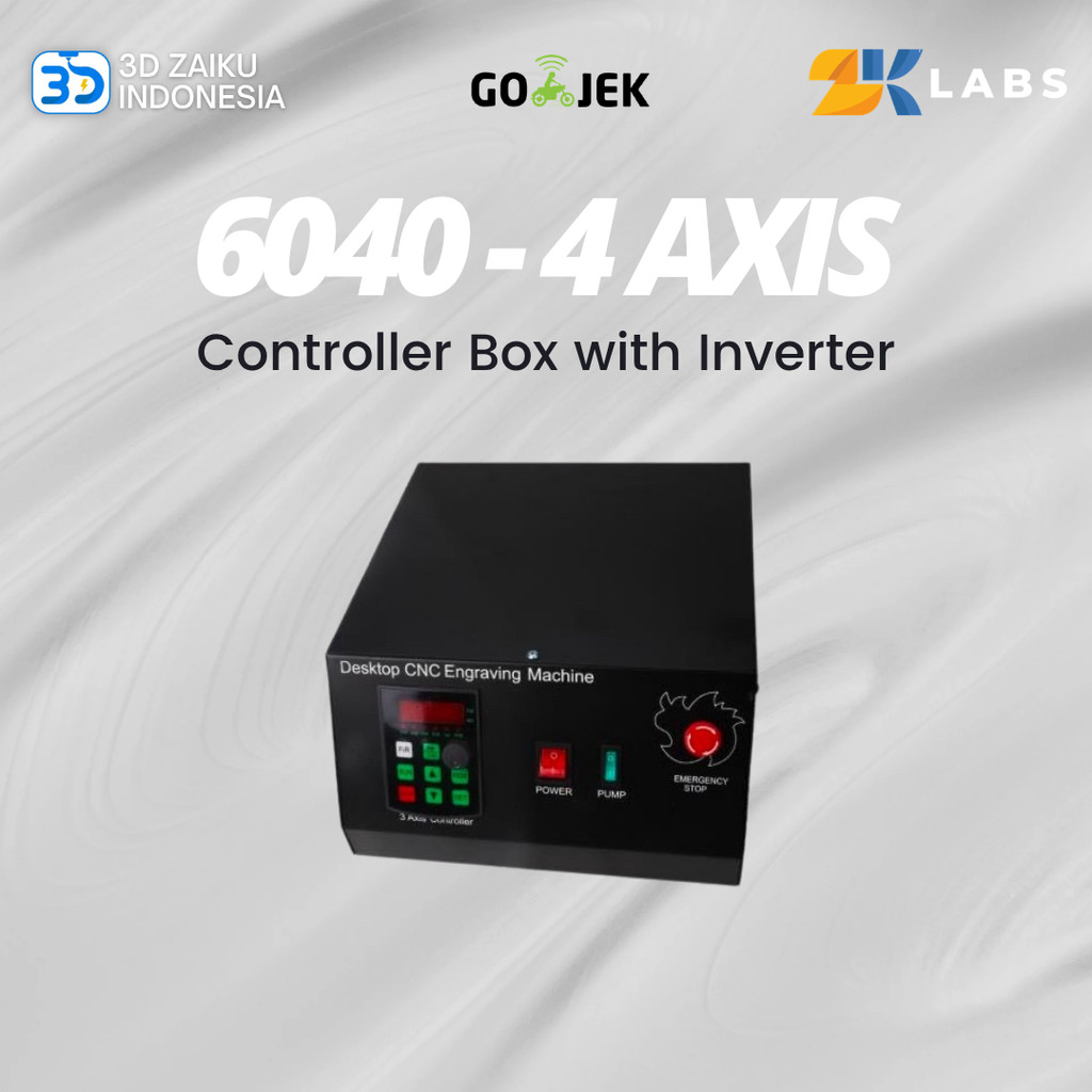 CNC Router 6040 4 Axis Controller Box with Inverter