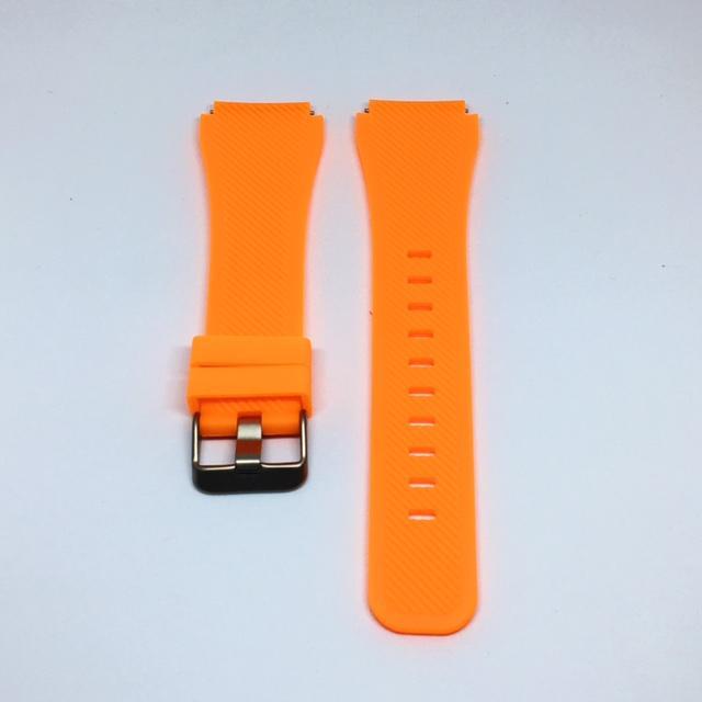 TALI JAM STRAP SMARTWATCH FOSSIL GEN 4 5 22MM MODEL SPORT SILIKON - Orange