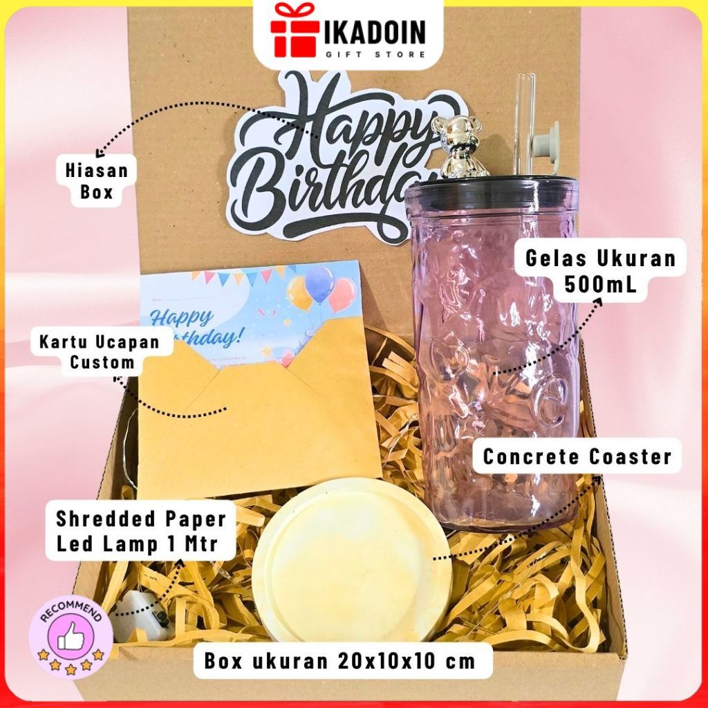 Hampers Paket Hadiah Botol Premium Cocok Untuk Sahabat Pasangan FREE Request Kartu Ucapan + Premium 