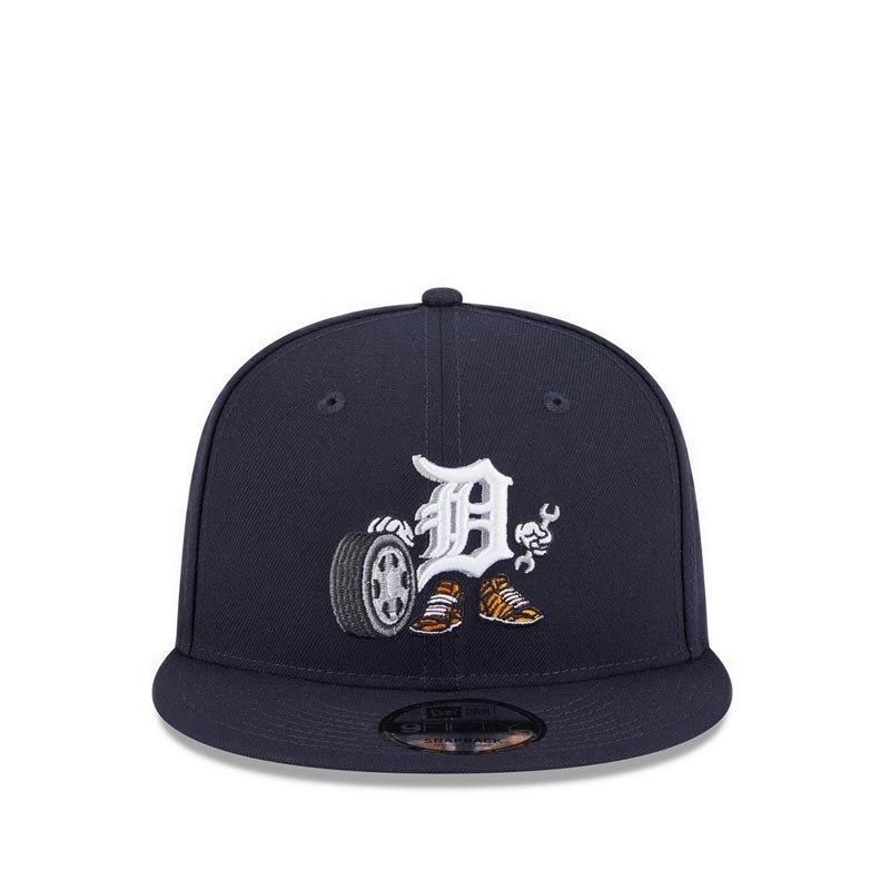 New Era 9FIFTY Mlb Cartoon Detroit Tigers Men's Caps - Navy