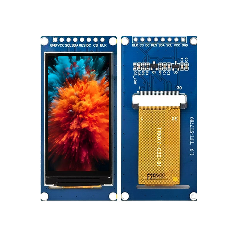 1.9 Inch IPS TFT LCD splay Module - 170x320 HD SPI Serial Port Screen (ST7789 Driver, Full Viewing A