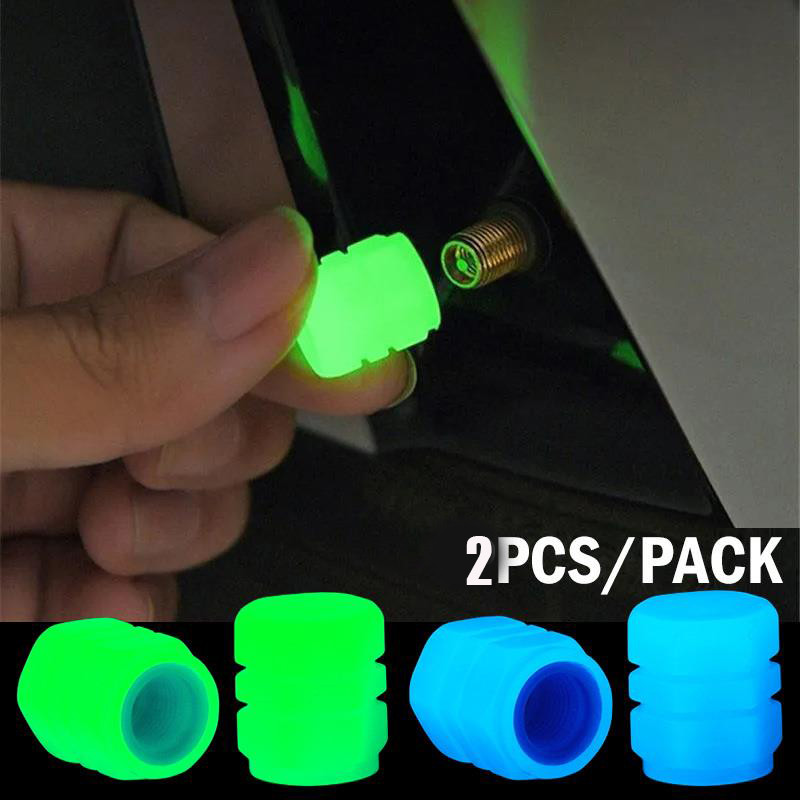 Luminous Night Glowing Motorcycle Wheel Tyre Valve Caps Decors For Gucci Clapper Yamaha Tenere700 Su