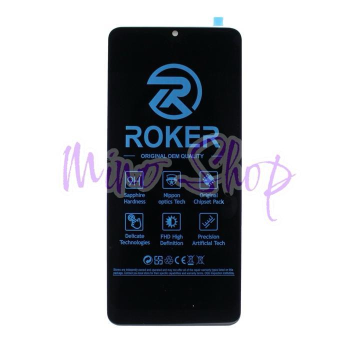 LCD TOUCHSCREEN UNTUK SAMSUNG A22 4G - A225 - M22 LCD TS FULLSET - ORI ROKER