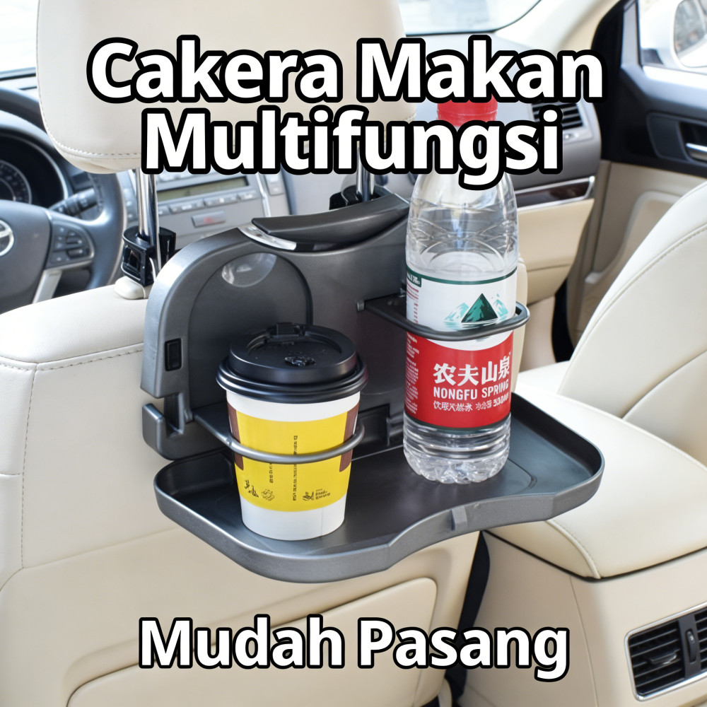 Kursi Mobil di Tempat Rak Minuman Makan Meja Multifungsi Penyimpanan