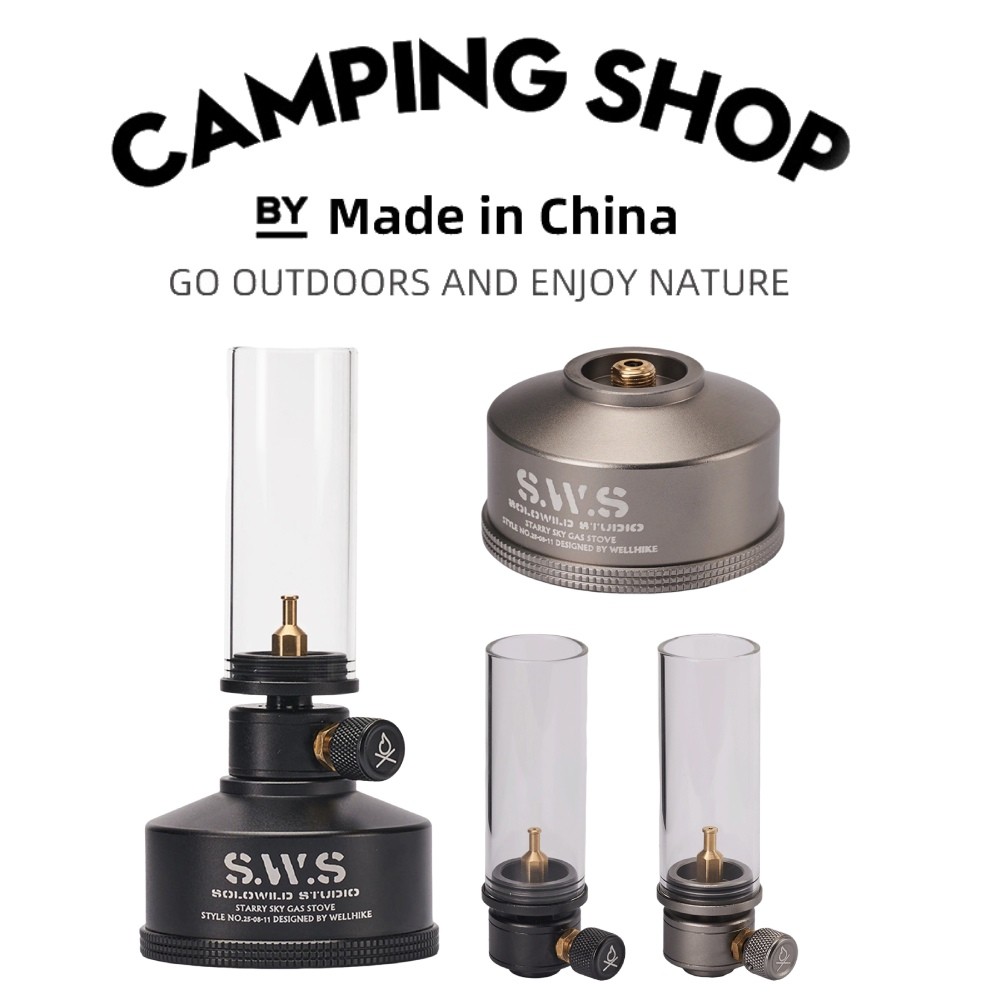Lampu Gas Dekoratif Retro Portable - Lampu Tenda & Penerangan Suasana untuk Camping, Hiking, atau De