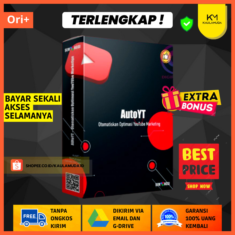 GRATIS BUKU KOMIK 1, TERMURAH  AUTOYT - Tools Automisasi YouTube Marketing KM01