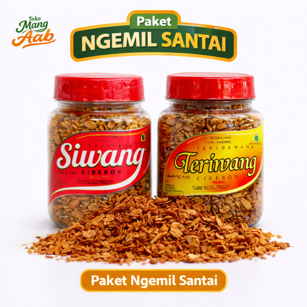 Paket Bundling NGEMIL SANTAI Siwang Mang Aab Siwang TRASI BAWANG Dan Teriwang TERI BAWANG Goreng