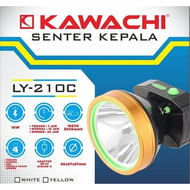 SENTER CAS KEPALA 10W LY 210 KAWACHI