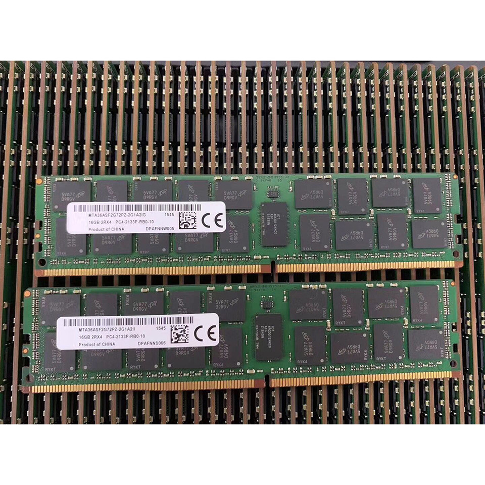 1PCS RAM 16G  Memory MTA36ASF2G72PZ2G1A2IG 16GB 2RX4 RECC DDR4 2133