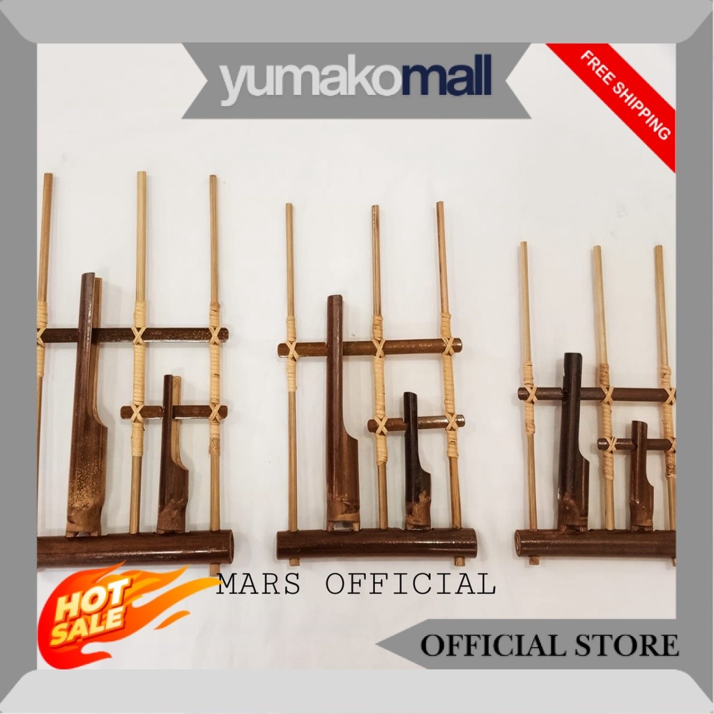 Angklung Satuan bambu hitam dk