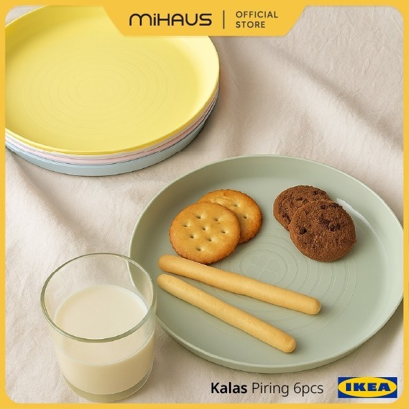 IKEA MALAYSIA KALAS ISI 6 Piring plastik / Piring kecil / Piring bayi , set isi 6pcs, KA320, KA321