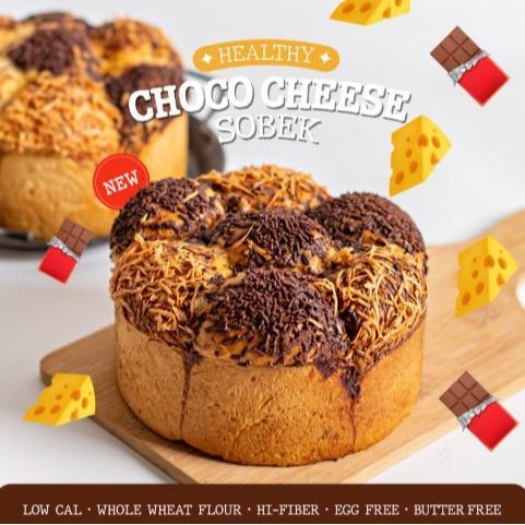 NUDE BAKE Choco Cheese Sobek EGG FREE & Vegan Option, Healthy, Roti - Reguler, RASA