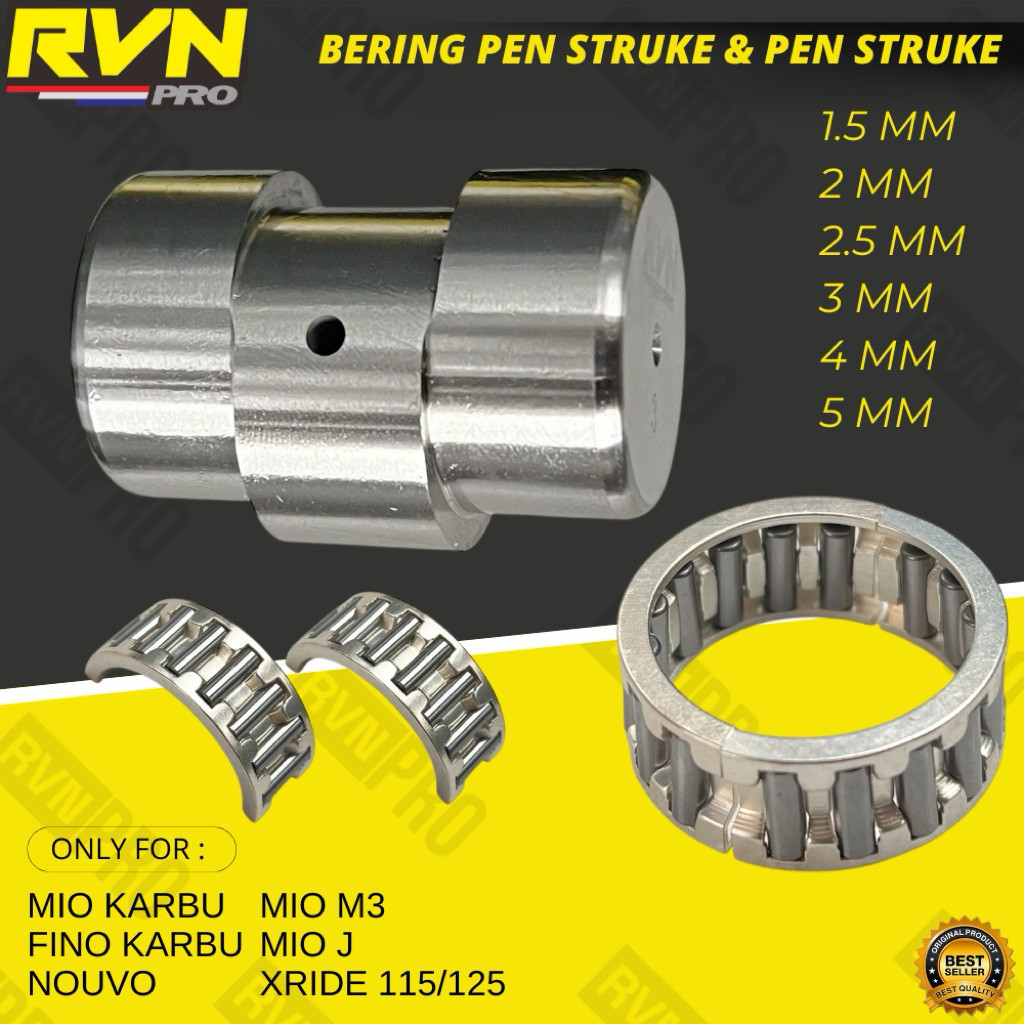 RVN PAKET 2IN1 CRANK PEN STROKE BEARING MIO KARBU FINO KARBU NUOVO MIO J M3 XRIDE FINO 125 INJEKSI U