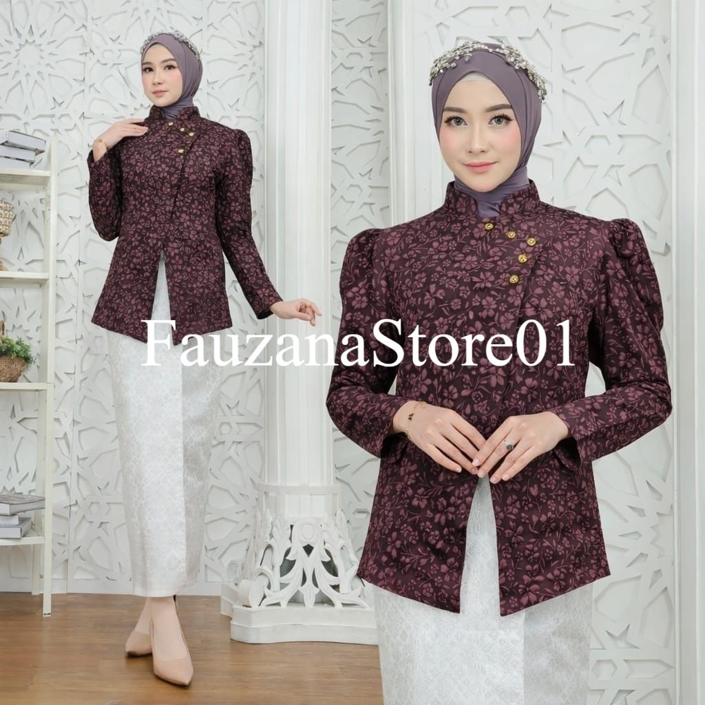 SET KEBAYA FUKURO JAGUARD VIRAL + FREE HIJAB // KEBAYA MODERN WANITA FASHION SETELAN ADAT JAWA