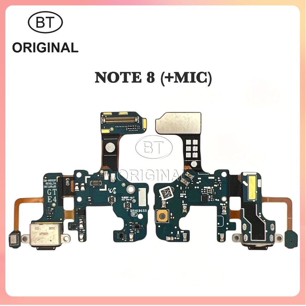 KONEKTOR CHARGER BOARD PCB  SAMSUNG NOTE 8 - N950 +MIC - FAST CHARGING ORIGINAL FULL IC
