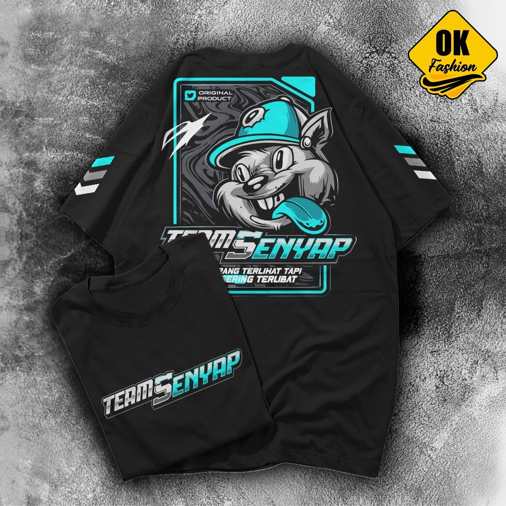 Kaos Team Senyap Jarang Terlihat Tapi Sering Terlibat / Baju Distro Team Senyap