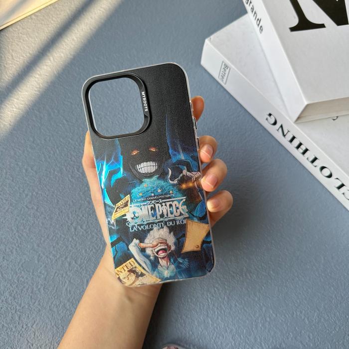 Myroots One Piece Case Untuk Iphone 11 12 13 14 Pro Max Casing Luffy Gear 5 - 01, IP 11