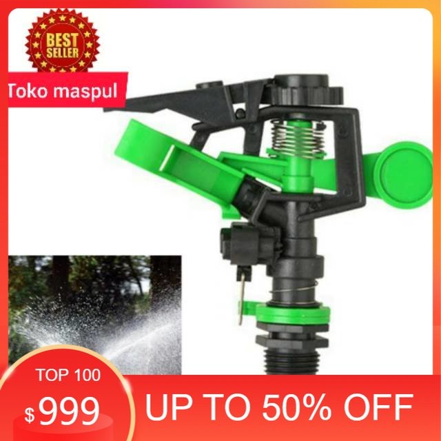 Piongpiaa-SPRINKLER TEMBAK OTOMATIS  SPRINKLE KINCIR AIR SPRINKLER IRIGASI ROTASI 360 DERAJAT-COD