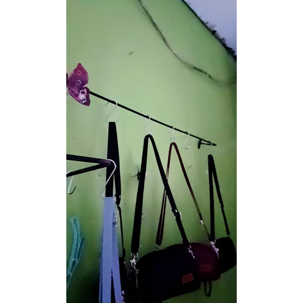 Gantungan Baju Dinding ,Gantungan Baju Besi Tembok, Dinding / Gawang Baju Tembok