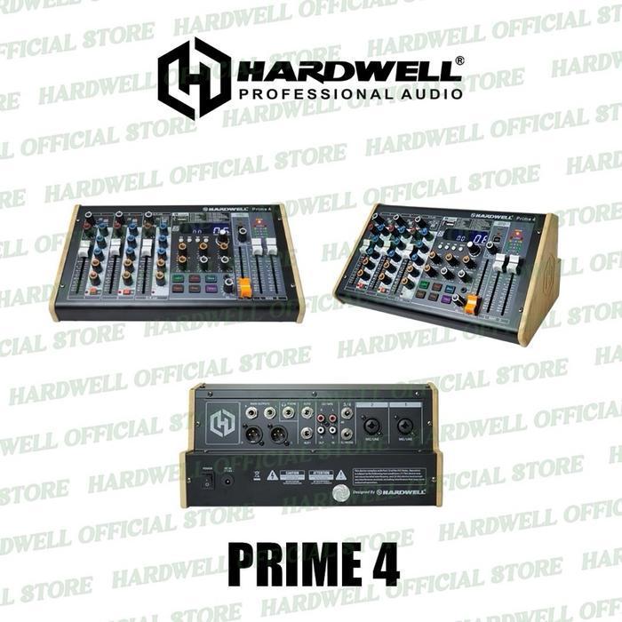 Mixer Audio Hardwell 4 Channel Prime 4 Original Mixer Hardwell Adaptor Iron