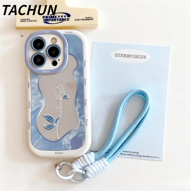 Lucu Kartun Bunga Mirror Casing HP Untuk Infinix Smart 8 Hot 20i 30i 40 40i 10 11 Play Smart 6 8 Pro