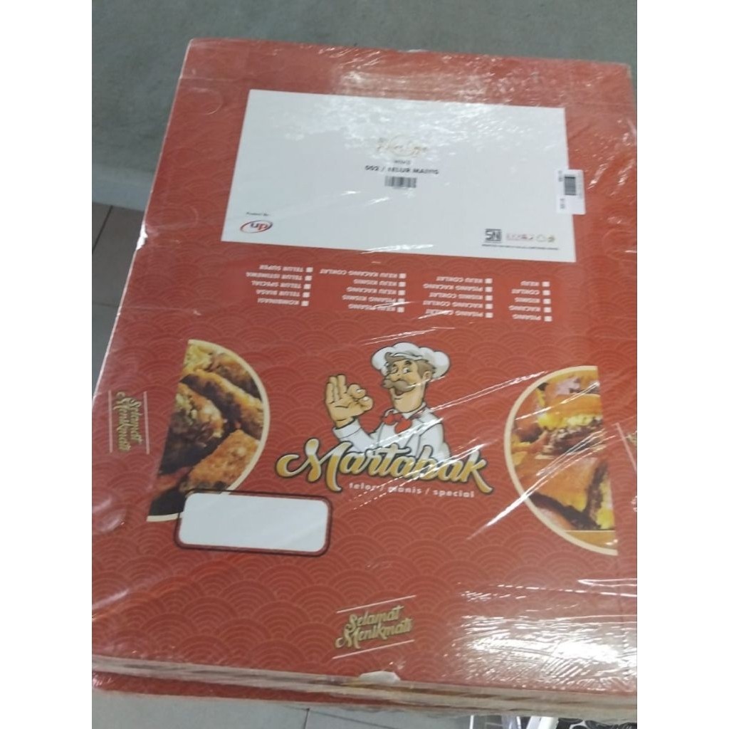 Dos martabak isi 100 lembar