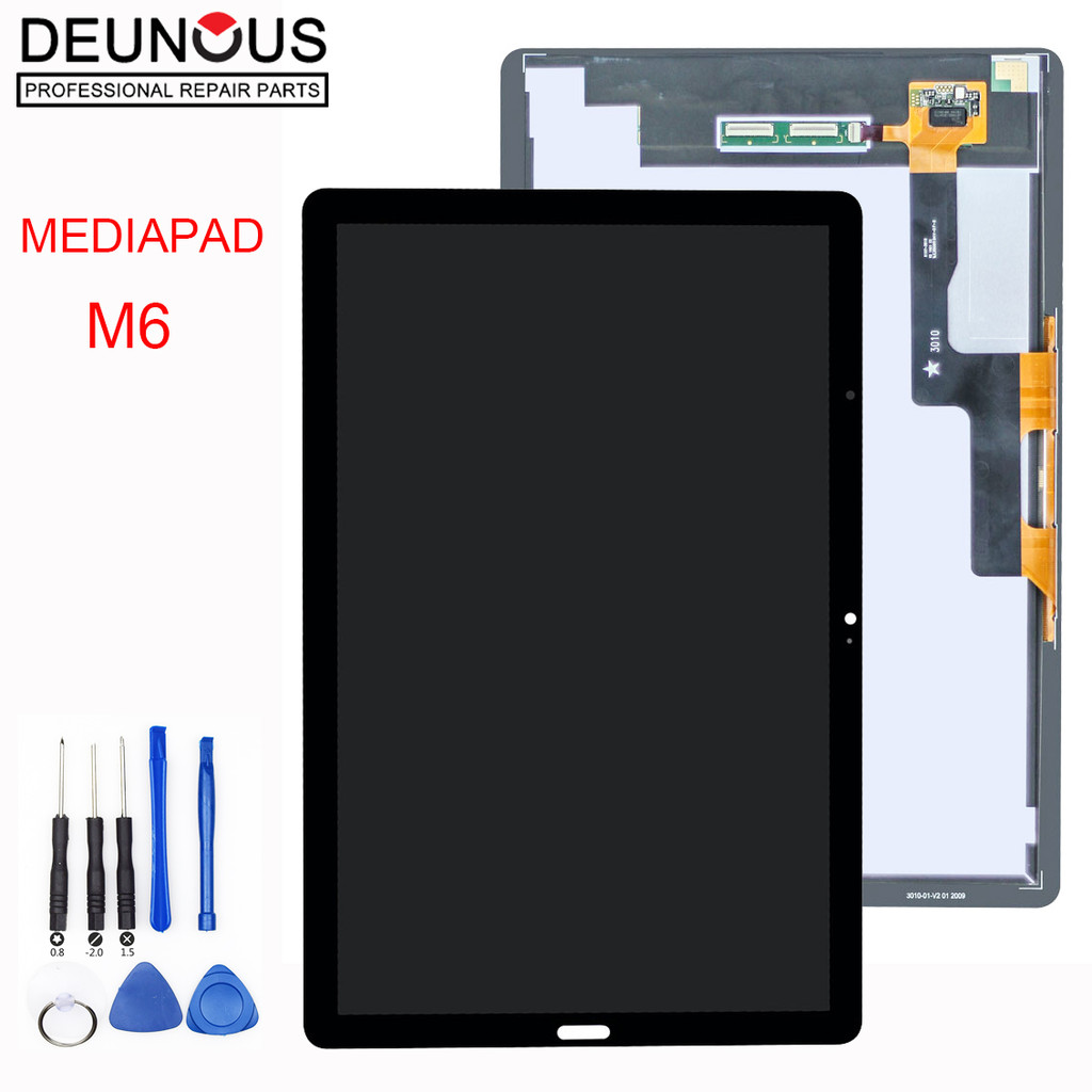 New Tablet LCD For Huawei MeaPad M6 10.8 LCD SCM-W09 SCM-AL09 SM-W09 LCD splay Touch Screen gitizer 