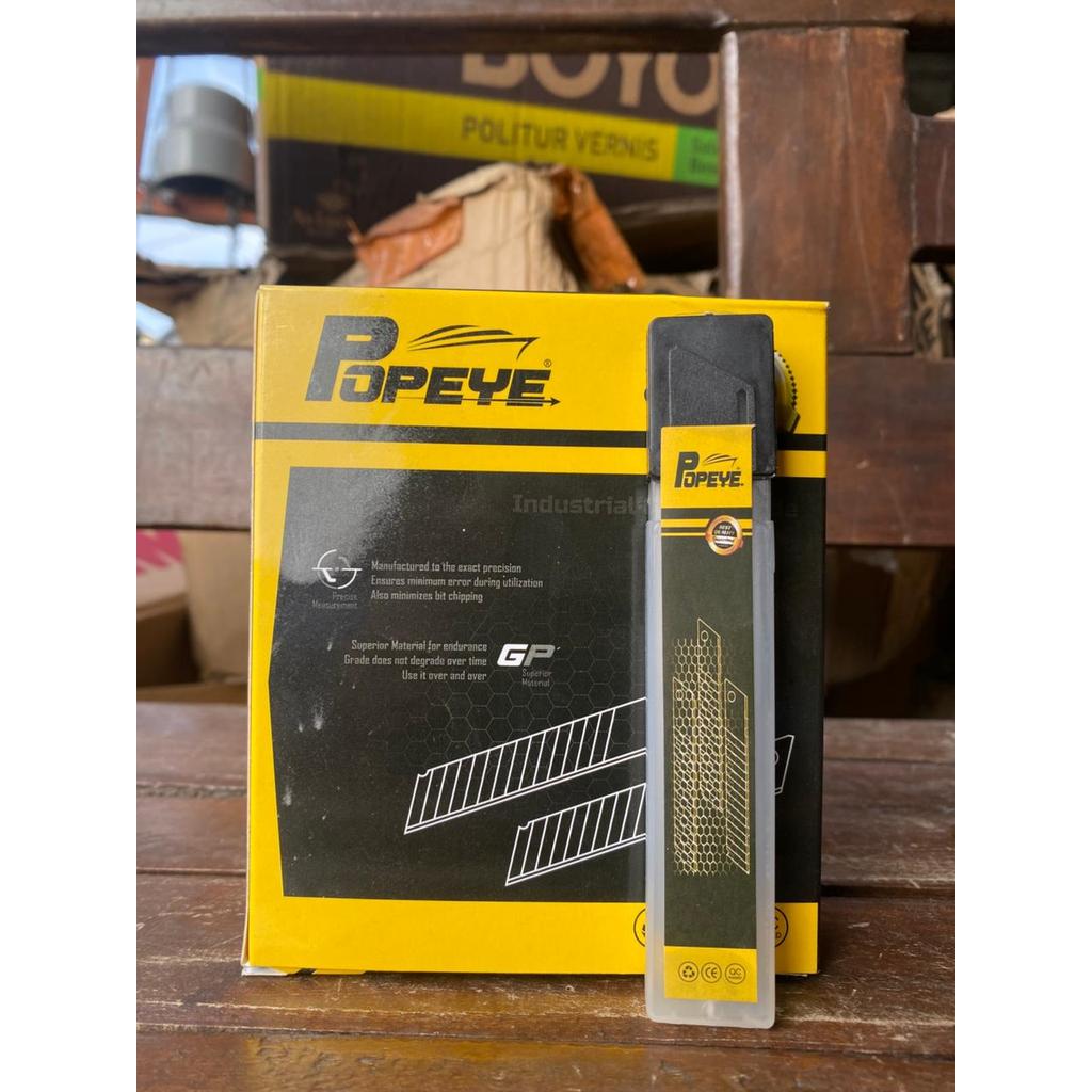 (1 DUS) ISI CUTTER BESAR ELGLADIO / MATA PISAU CUTTER BESAR KUAT ISI 100 BUAH