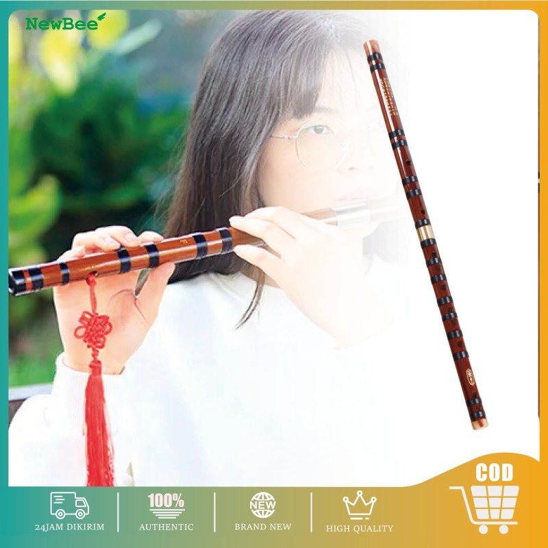 Seruling Bambu Import Professional Cina Dizi Flute Bamboo Woodwind Musical Instrument Wooden Sopran 