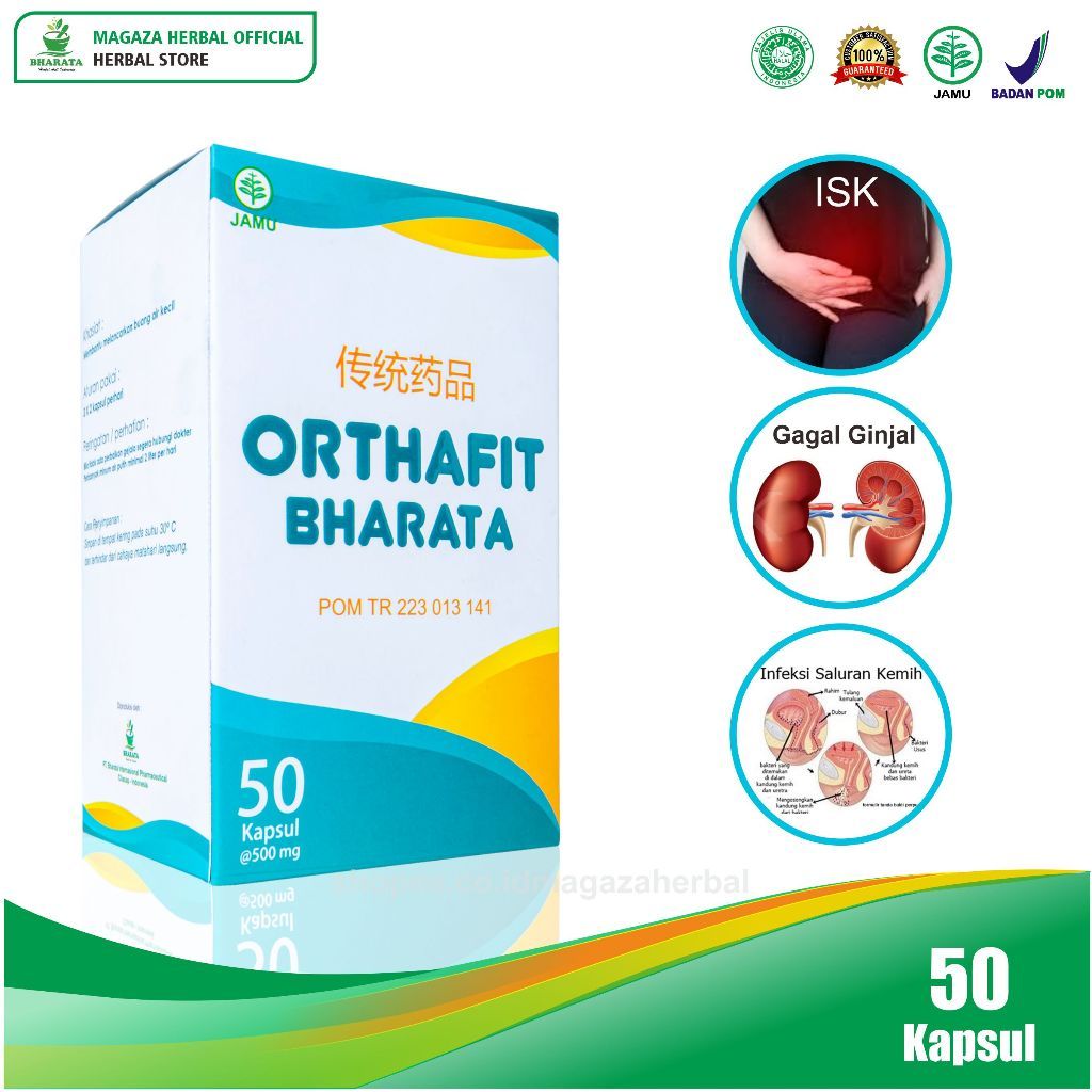 Obat Ginjal Ampuh Obat Herbal Gagal Ginjal Obat Infeksi Ginjal Obat ISK Orthafit Bharata