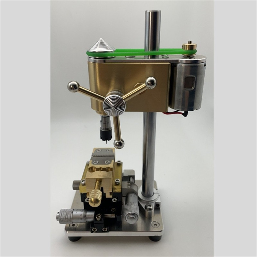 Desktop Bench Drill Mini Metal Bench Drill Adjustable Pressure Precision Bench Drill Watchmaker Tool