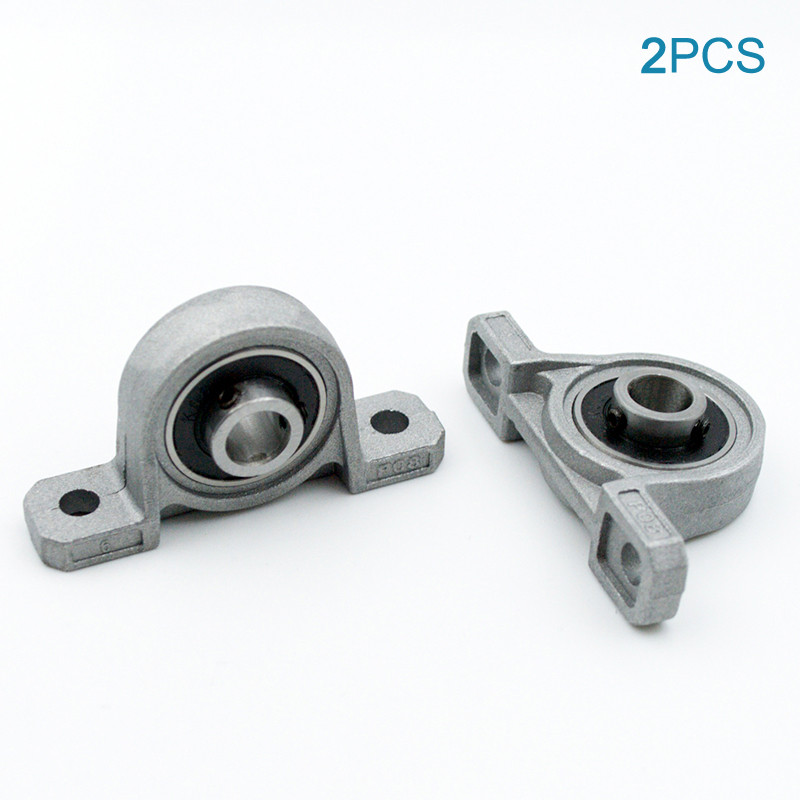 2pcs Zinc Alloy Pillow Block Bearing KP08 KP000 KP001 KP002 KP003 KP004 Bore 8mm 10mm 12mm 15mm 17mm