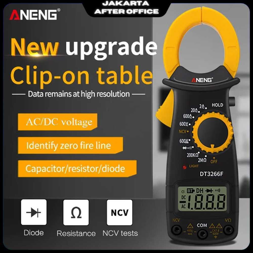 ANENG Digital Multimeter Tang Ampere Voltage NCV Tester Clamp - DT3266F