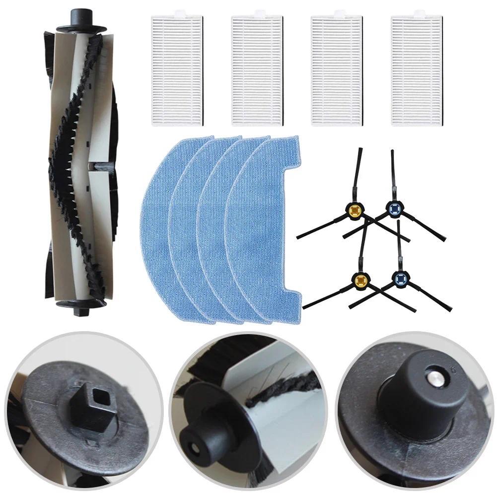 Main Side Brush Filter Mop Cloth Kit For ILIFE A20, T20S, V3x, For Polaris PVCR 3600, G2 0926W, G2 0