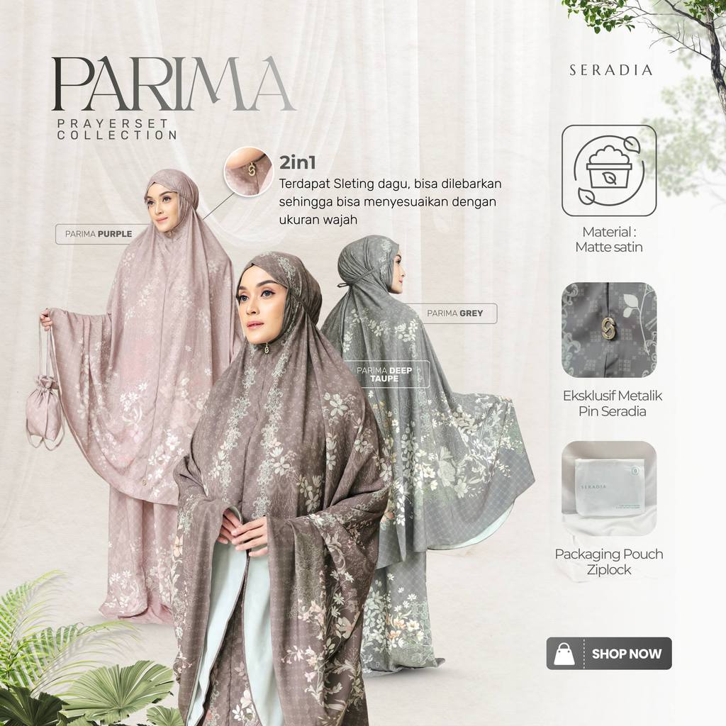 Seradia - Mukena Motif Parima 2in1