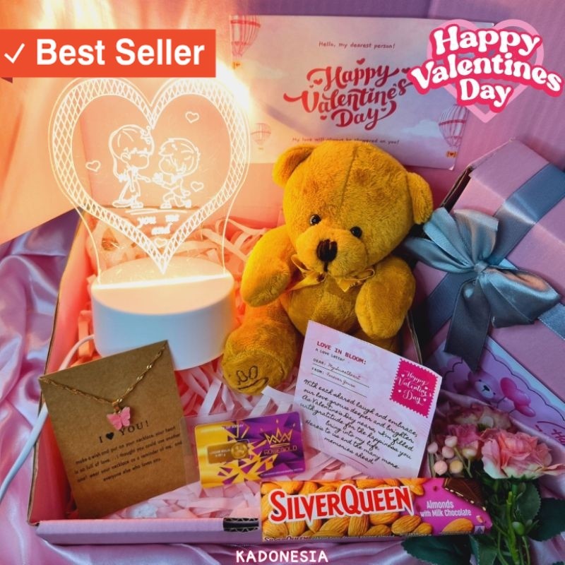 Termurah Kado viral hadiah istri pasangan pacar kekinian / Kado Valentine Hadiah Boneka Beruang / Va