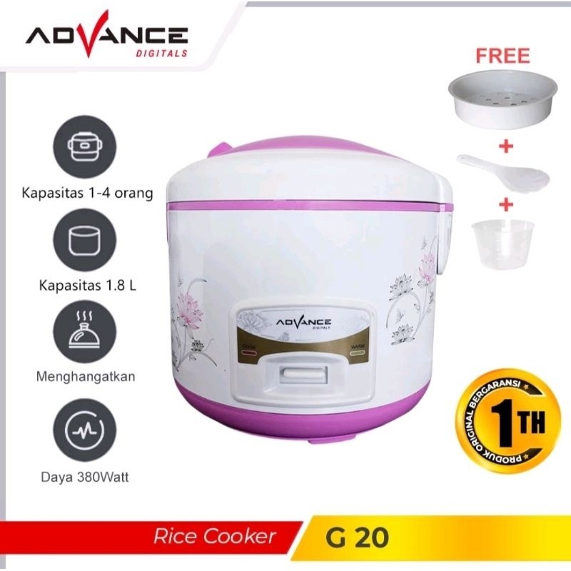 BagStore - Rice Cooker 1.8 Liter Anti Lengket