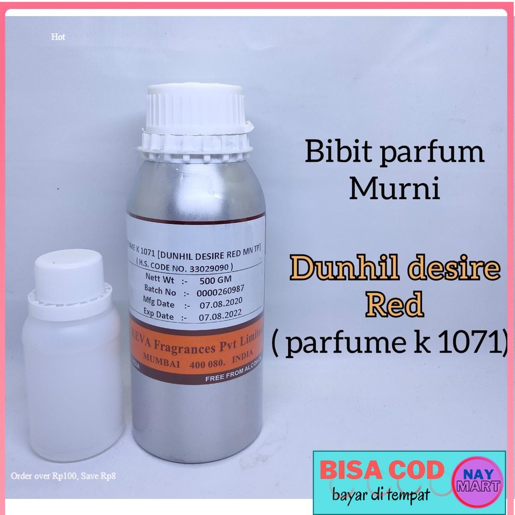 PARFUM PARFUME K 1071 BIBIT PARFUM MURNI 100 ML. BY KEVA INSPIRASI DUNHIL RED
