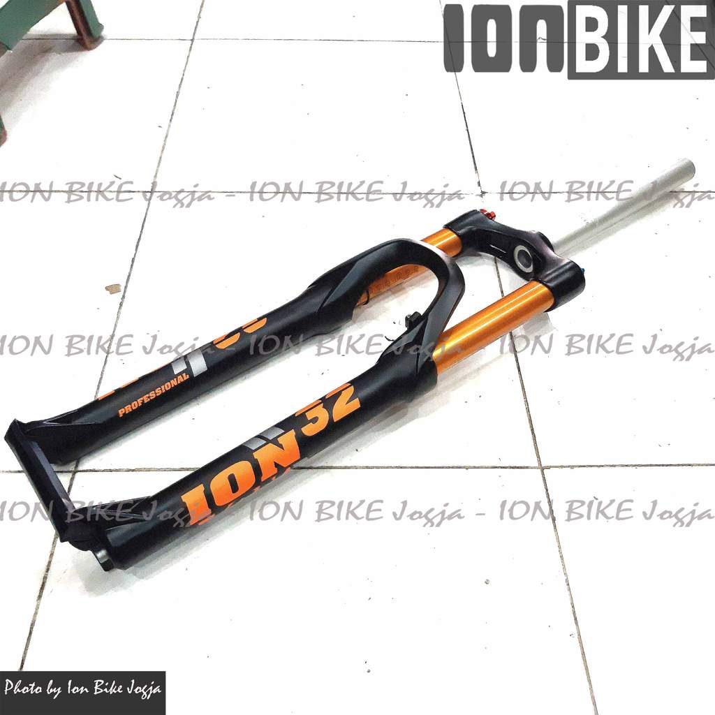 Fork Sepeda MTB 27.5 ION UD32 Black Air Travel 120 Qr Oversize T120