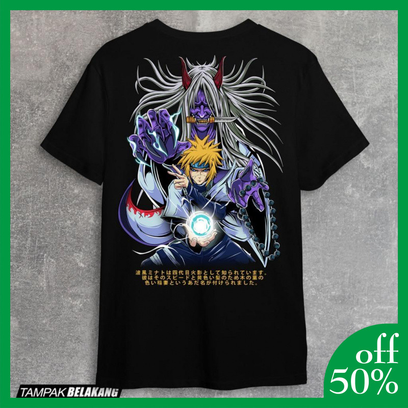 Kaos Anime Minato Namikaze Yondaime Hokage Keren
