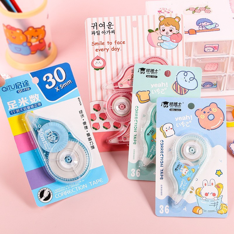 TIP-EX KARTUN / TIP-EX MINI KARAKTER/ CORRECTION TAPE MINI/ TIP-EX ROLL / TIP-EX ROLL LUCU / ALAT TU