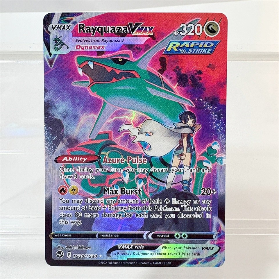 PKM PTCG High Quality Umbreon Vmax Glaceon Vstar Rayquaza Vmax Lono Proxy Foil Cards Game Collection