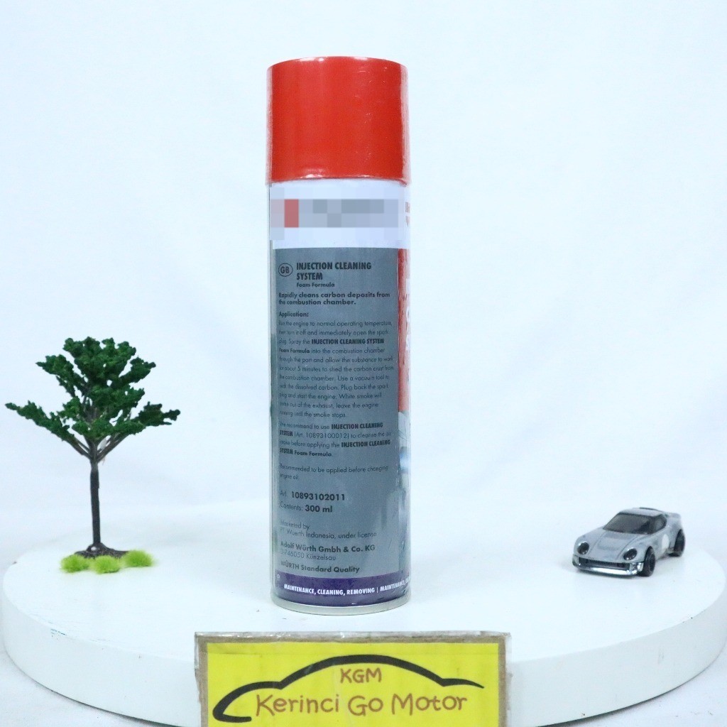 READY Wurth Engine Conditioner Foam 300ml Throttle Injection Cleaner Cairan Tune Up Busa Pembersih R