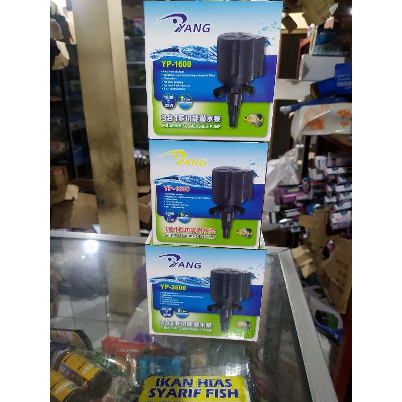 pompa Aquarium Yang YP 2600, YP 1800, YP 1600