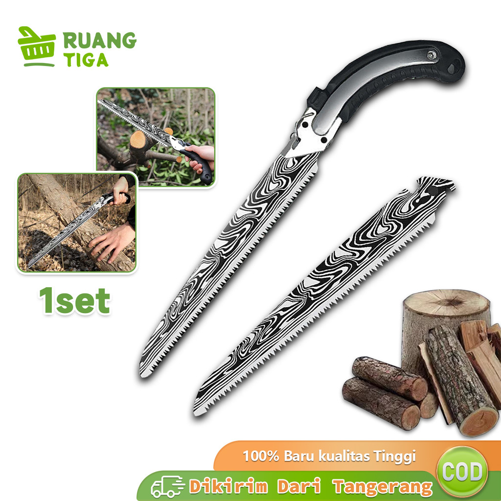 51cm Gergaji Kayu Tajam Gergaji Tangan Gergaji Lurus Portable Gergaji Potong Manual