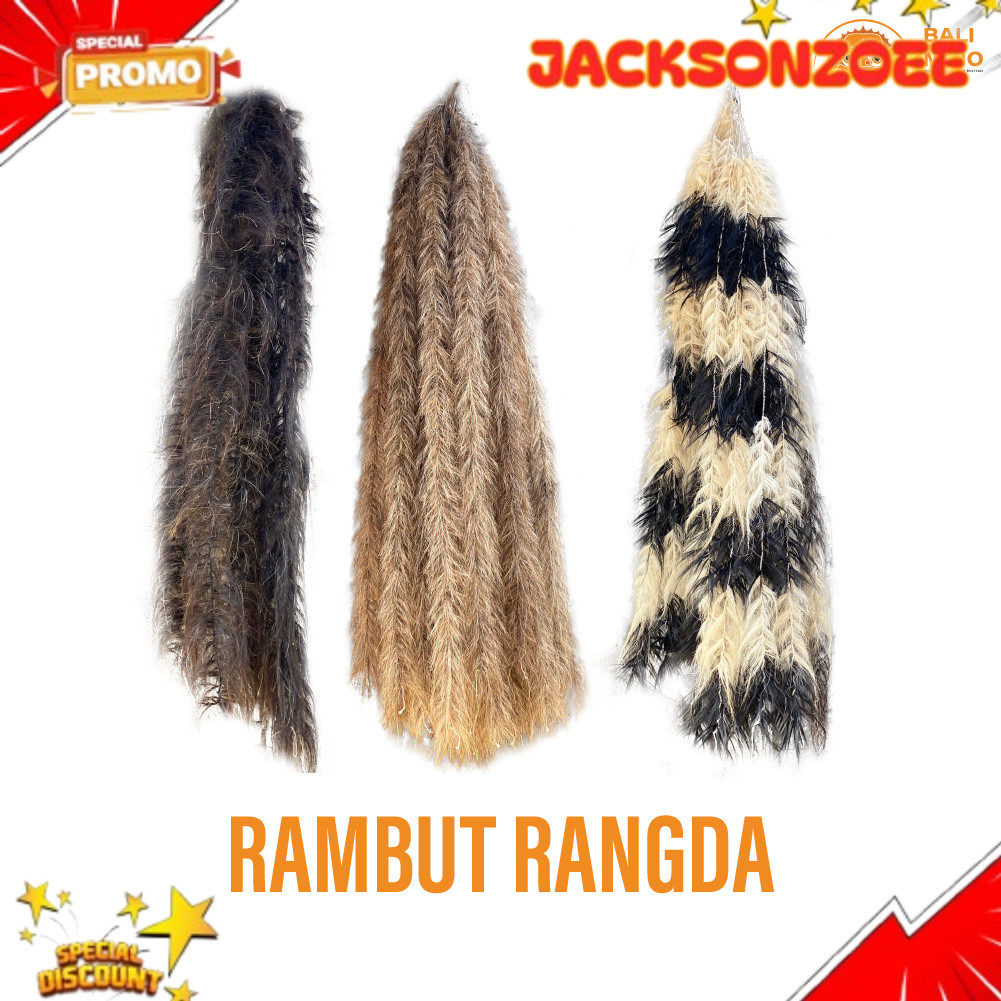 Rambut Rangda - Bok Rangda - Rambut Rangda Bali - Rangda Bali - Bulu Rangda - Bulu WAJIB PUNYA 